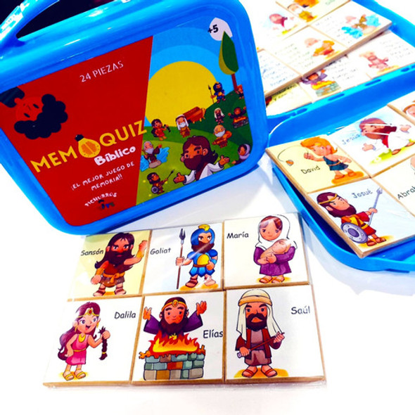 Valija Memoquiz Bíblico Juego De Memoria Para Niños 1