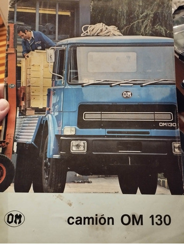 Camión Om 130 Folleto Catálogo Camión Original Colección 0