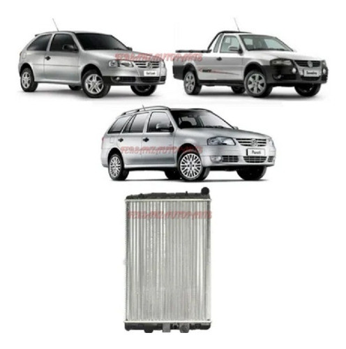 Radiador Agua Vw Gol G4-power-saveiro-country Años 06 A 14 0