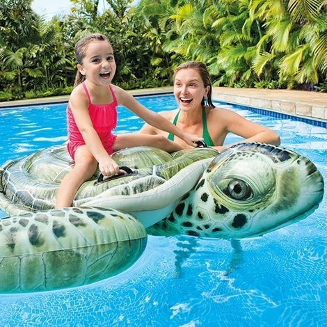 Salvavidas Inflable Tortuga 1.91 Metros X 1.70 Intex 0