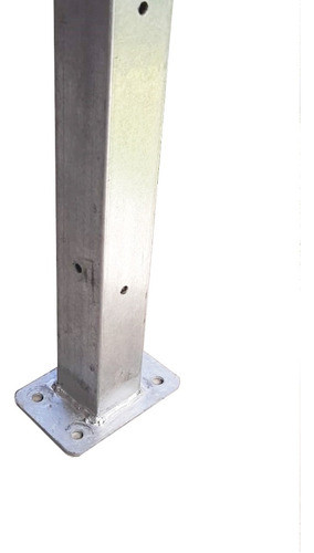 Caño Estructural 96 Cm Largo- 50 X 50 X 2mm Con Base   C 1