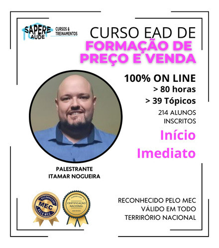 Curso Ead De Formação De Preço E Venda 1