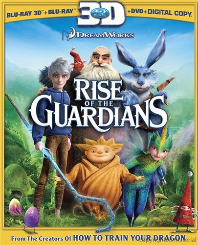 Blu-ray Rise Of The Guardians 3d + 2d + Dvd 0