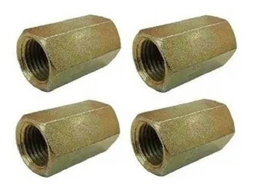 Cuplas De Acero 1/4 Bsp Hembra Kit X 4 Unidades Para Aire 0