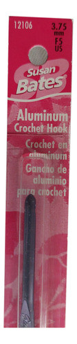 Aguja De Crochet Susan Bates Aluminio No.3.75 Mm Importada 0