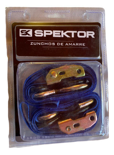 Zunchos Amarre 25mm A.x 1500mm L. Jgo. (azul) Spektor Spk003 1