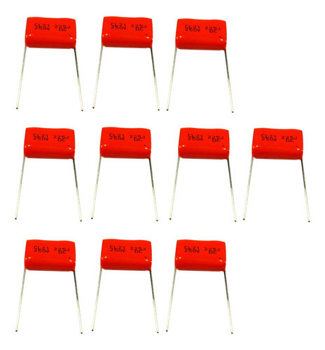 Kit 10 Capacitor Super Tweeter Tuiter Twitter 2,2uf 250v 0