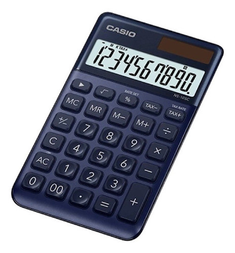 Calculadora Ns-10sc-ny 10 Dig. Extra Big Display Azul Casio 0