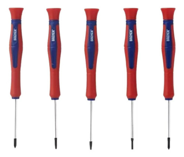 Juego Destornilladores Bremen Electrónica 5u Perilleros 4040 1 Juego Destornilladores Bremen Electrónica 5u Perilleros 4040 1