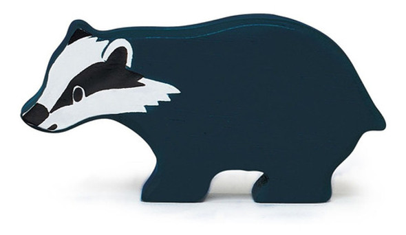 Juguete Animales De Madera Tejón Para Niños Febo 0