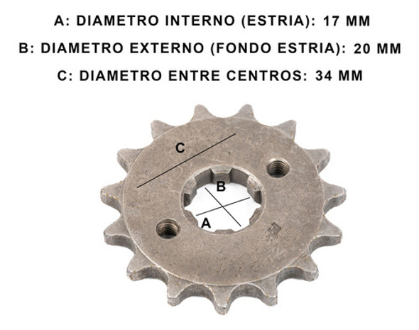 Piñon De Transmision Honda Nx 150 Creuso 1