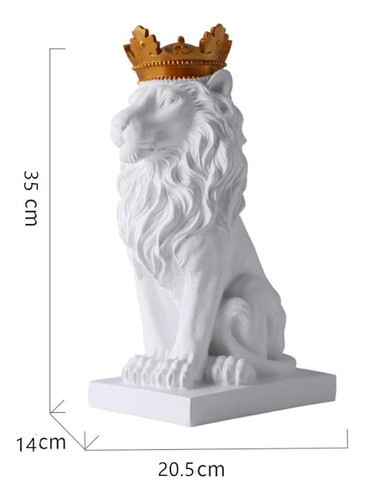 Cuzokola Estatua Decorativa Grande Y Moderna Del Rey León Re 1