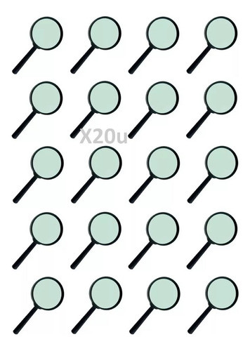 Lupa De Mano 100mm Para Escuela X20 Uniproveedores Caballito 0