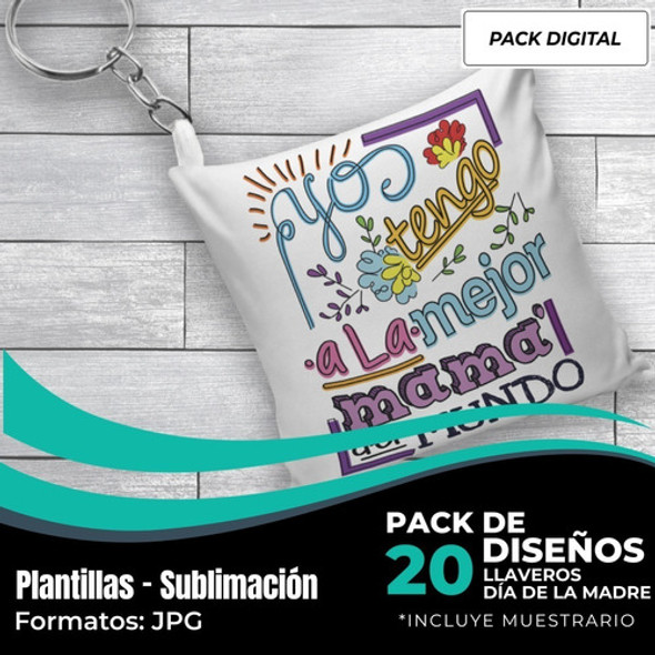 Diseños Llaveros Almohadones Día De La Madre Sublimar M126 1