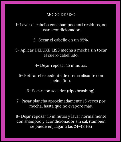 Botox Capilar Deluxe Liss® 300ml 1
