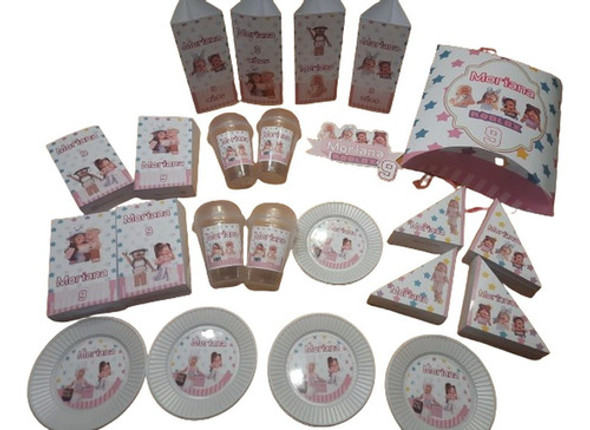 Cotillón Cumple Infantil Personalizado X 10 Roblox Nena 0