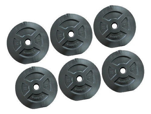 Disco 2,5 Kg. Pvc 25 Mm. Precio X 6u. Pesas 0