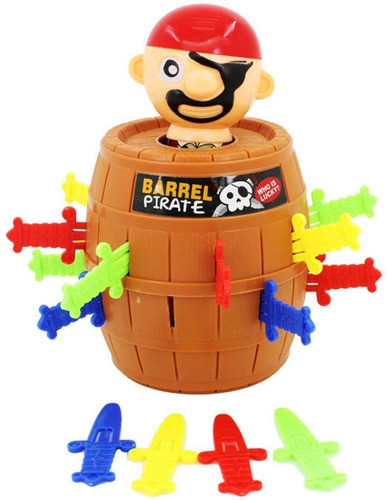 Barril Pirata Gigante 30cm De Altura -juego De Mesa  Cf-2217 0