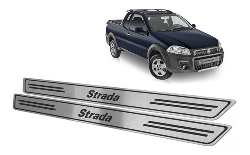 Cubre Zocalos P/ Fiat Strada Accesorio  X2 Todos Los Modelos 0