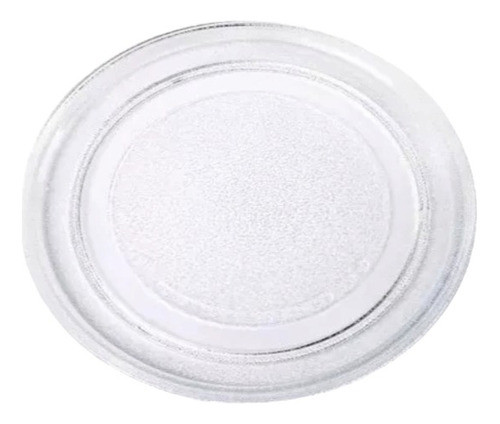Prato Microondas Liso 24,5cm 245mm Liso + Suporte Rodízio 0