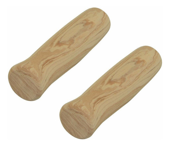 Empuñadura Puños Madera Bicicleta Paseo Urbana 0