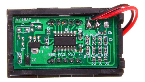 Voltimetro Panel 3 Digitos Display Verde 4.5v 30v Arduino 1