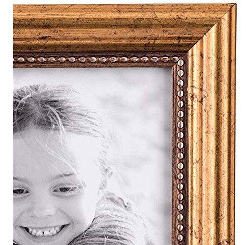 Malden International Designs Classic Wood Frame 5x7 Gold 1
