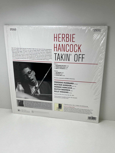 Vinil Lp Herbie Hancock - Takin'off - Ed. Limitada 180g Pure 1