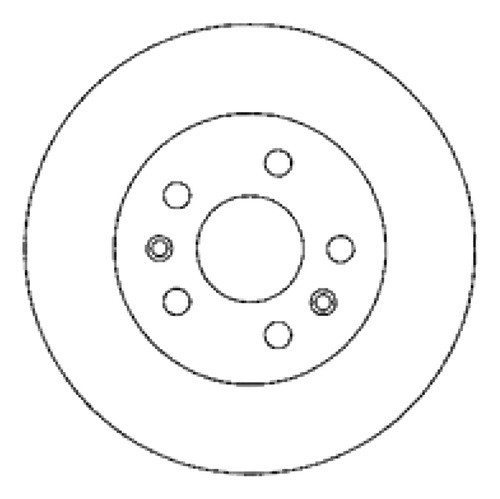 Disco Freno Delantero (278mm) Vw Kombi 1600 (1 Carb) 83-88 0