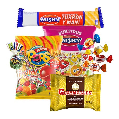 Combo Golosinas 50 Chicos + Turrones Fiestissima Liniers 0