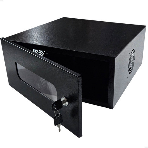 Rack Caixa Metálica Organizadora 15 Para Dvr Intelbras Rede 0