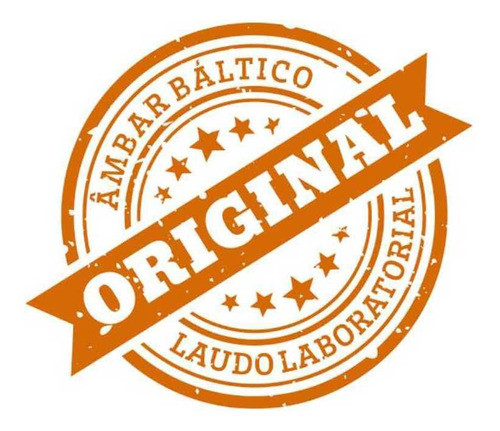 Colar De Âmbar Criança Barroco Cherry Rústico - 38 Cm 1