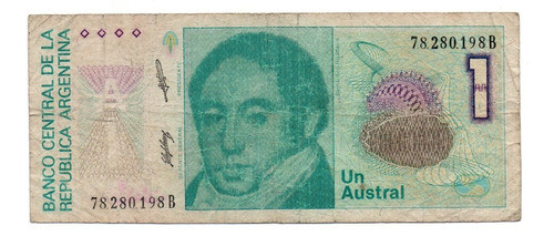 Argentina Billete 1 Austral Bottero 2806 Serie B 1987 B 0