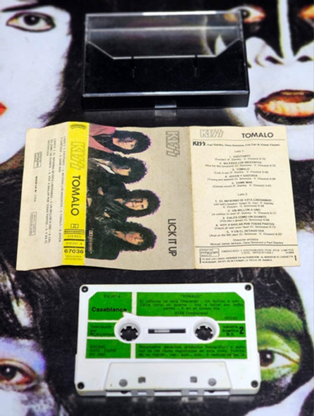 Kiss Cassette Tómalo Lick It Up Nacional De Época Exc Estado 1
