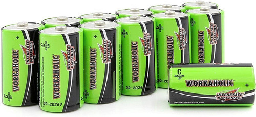 12 Baterias C Cell Alcalinas 1.5v 0