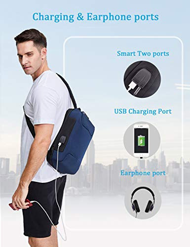 Schkleier Gran Bandolera Bandolera Mochila Antirrobo Para Co 1
