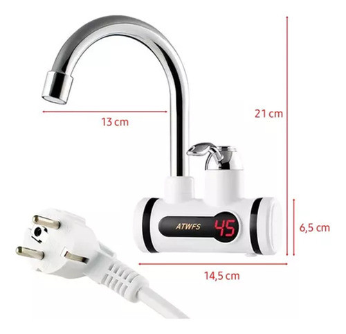 Calentador De Agua Instantaneo 3.0 Kw Cocina Baño 1
