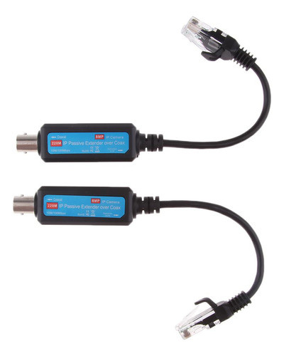 Soquete Dvr Bnc, Transceptor Ip Plug, Distância De 0