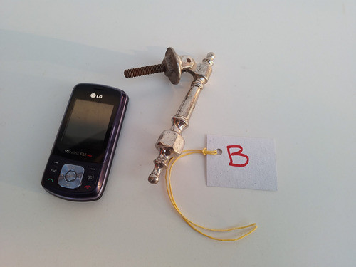 Antiguo Llamador De Puerta De Calle No Manito 13.7 Cm Lote B 0