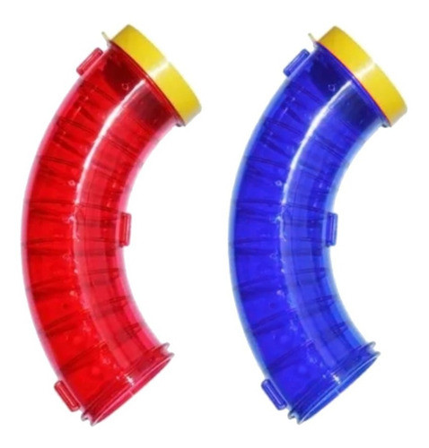 Kit 2 Pçs Tubos Labirinto Gaiola Hamster Roedor Bragança 0