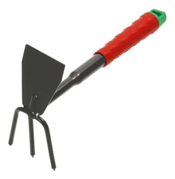 Cultivador Duplo Enchada Para Jardim Casa Quintal Jardinagem 1