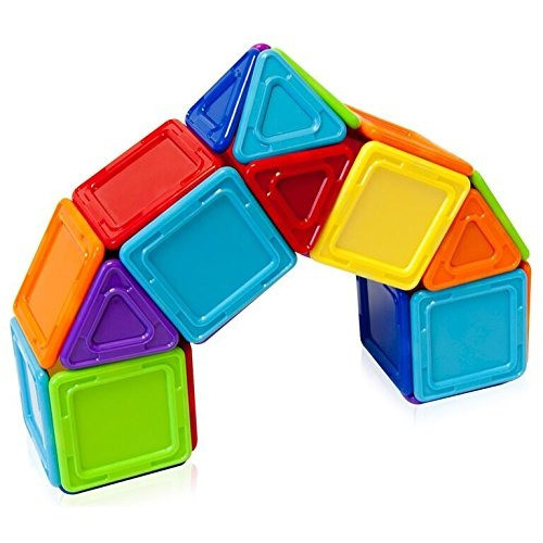 Magformers Rainbow Opaque Solid Set (40 Piezas) 1