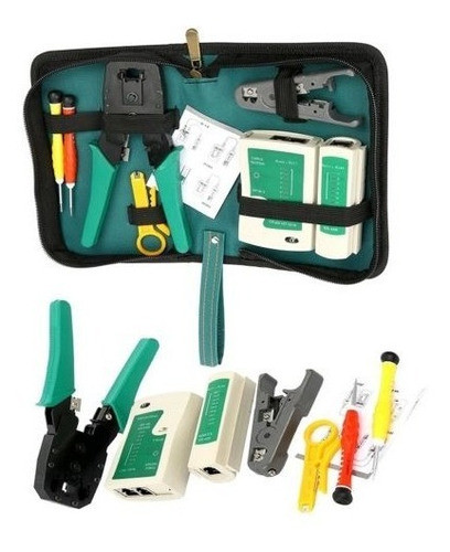 Nueva Red Ethernet Lan Herramienta Kit Cat5e Cat6 Rj45 Cable 0