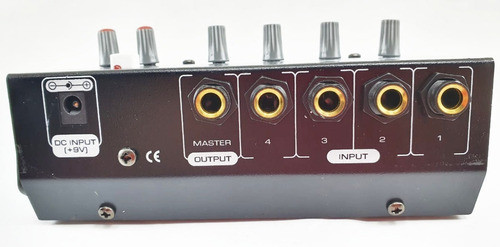 Mezclador De Microfonos Con Efecto Eco, Con Duracell 9v 1