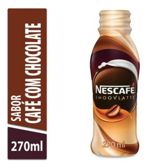 Bebida Láctea Uht Café Chocolate 270ml Smoovlatte Nestlé 0