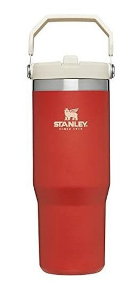 Vaso De Acero Inoxidable 887ml Con Pajita Rojo 0