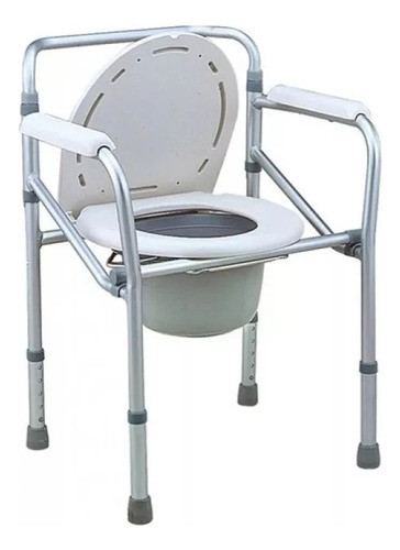 Silla Higienica De Hierro Con Apoya Brazos 0