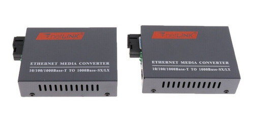 Convertidor Red Ethernet A Fibra Optica Gigabit Bi-direciona 1
