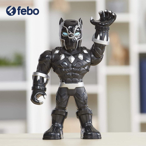 Figura De Black Panther Hasbro Super Hero Adventures Febo 1