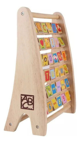 Abaco Alfabético Y Números Ingles -juguete Didáctico- Hape 1